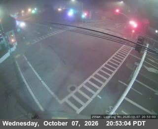 The road at H St, Looking NW, live