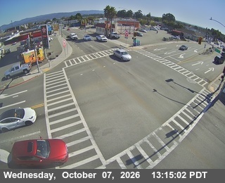 The road at Eureka / 4th and Rst Street - Looking North, live