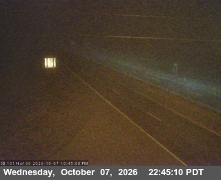The road at North Of SR-36 - Looking North, live