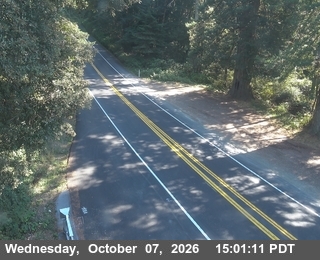 The road at South Of Cushing Creek - Looking South, live