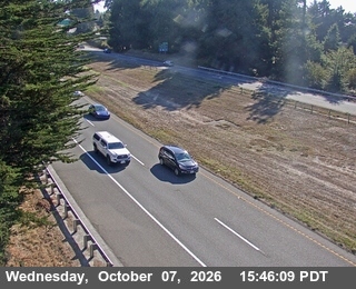The road at South Of SR-299 - Looking South, live