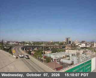 The road at 4 - NB I-5 Church Street, live