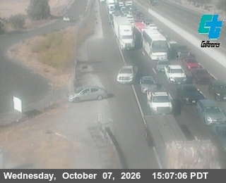 The road at 77 - SB SR-99 north of French Camp Rd, live