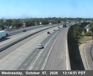 The road at 92 - NB I-5 Monte Diablo Ave, live