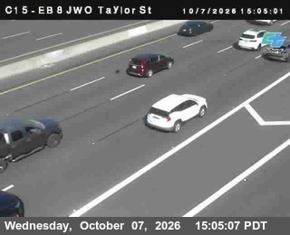 The road at Just West Of Taylor Street, live