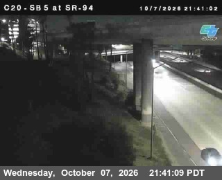 The road at SR-94, live