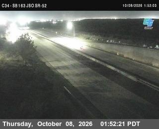The road at Just South Of SR-52, live