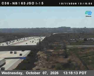 The road at Just South Of I-15, live