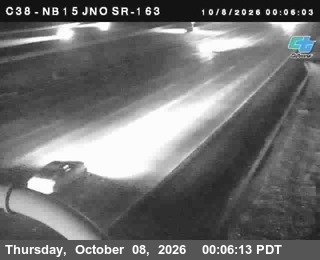 The road at Just North Of SR-163, live