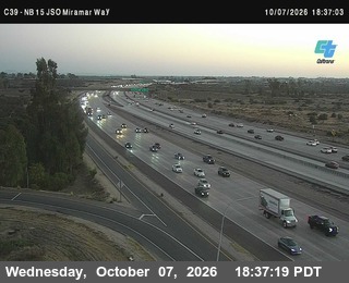 The road at Just South Of Miramar Way, live