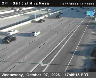 The road at Mira Mesa Blvd, live