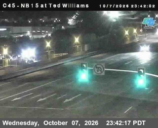 The road at Ted Williams Parkway, live