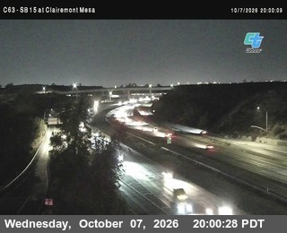 The road at Clairemont Mesa Boulevard, live