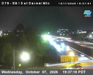 The road at Carmel Mountain Road, live