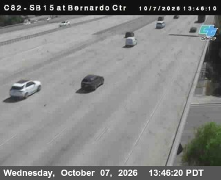 The road at Bernardo Center Drive, live