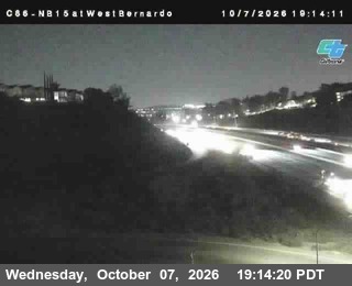 The road at West Bernardo Drive / Pomerdo, live