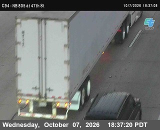 The road at 47th Street (on ramp), live