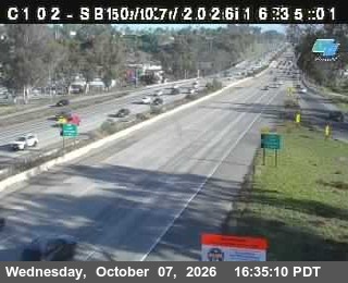 The road at Oceanside Boulevard, live