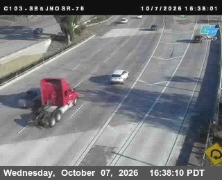 The road at Just North Of SR-76, live
