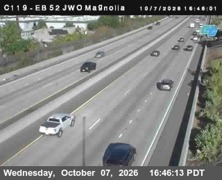 The road at Just West of Magnolia Street, live