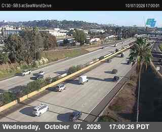 The road at SeaWorld Drive 1, live