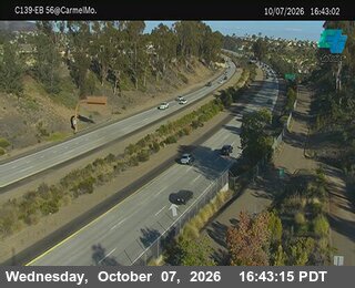 The road at Carmel Mountain Road, live