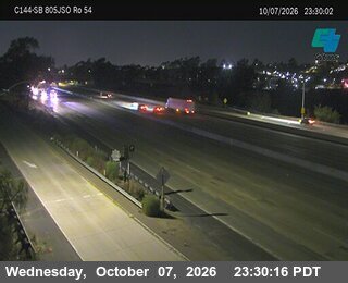 The road at Just South Of SR-54, live