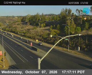 The road at Singh Way, live