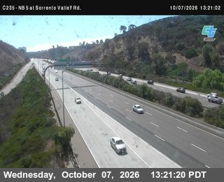 The road at Just South Of Sorrento Valley Road 1, live