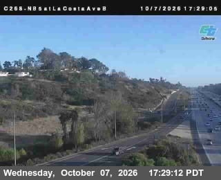 The road at NB at La Costa Ave Bottom, live