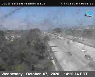 The road at Just South of Poinsettia Top, live