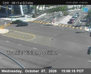 The road at El Cajon Blvd, live