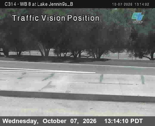 The road at Lake Jennings B, live