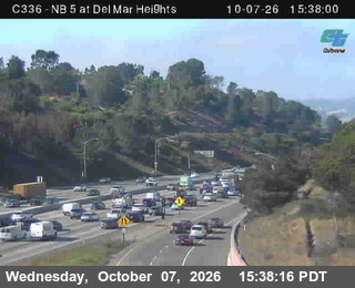 The road at Del Mar Heights, live