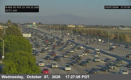 The road at North of SR-22, live