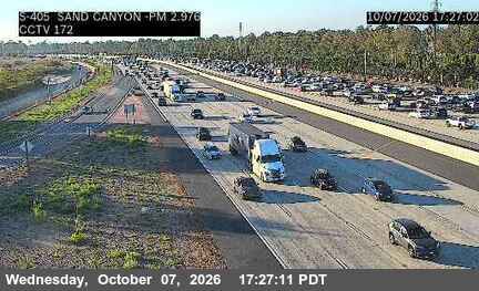 The road at Sand Canyon, live
