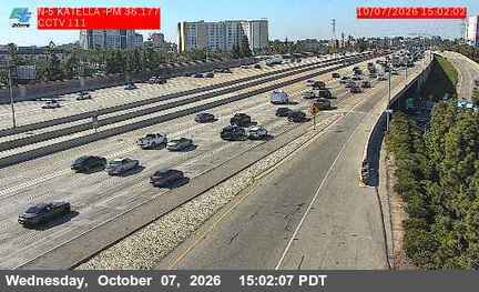 The road at Katella Avenue, live