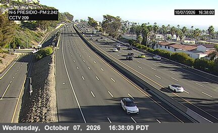 The road at Presidio Drive On, live