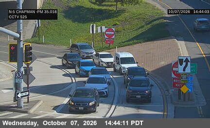 The road at Chapman ramp, live