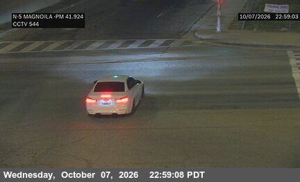 The road at Magnolia & Buckingham, live