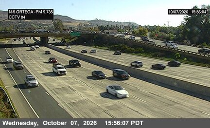 The road at Ortega Highway, live