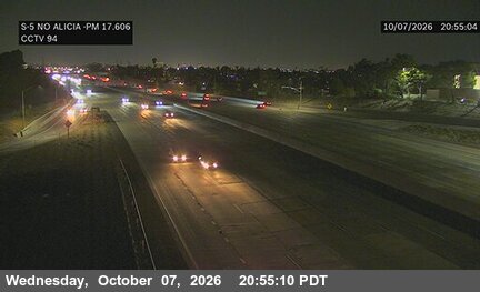 The road at Alicia Parkway, live