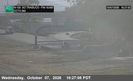 The road at South of Trabuco Road Overcross, live
