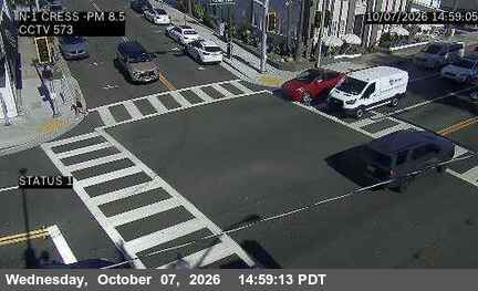 The road at NB PCH at Cress, live