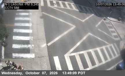 The road at NB PCH at Laguna, live
