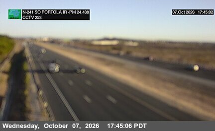 The road at 780 Meters South of Portola Parkway Overcross, live