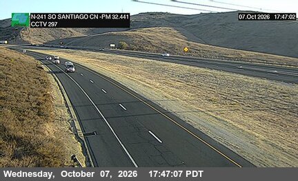 The road at 230 Meters SO Santiago Canyon Road Overcross, live