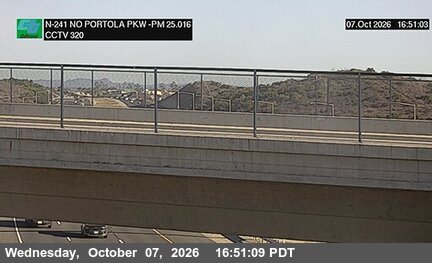 The road at 40 Meters North of Portola Parkway, live