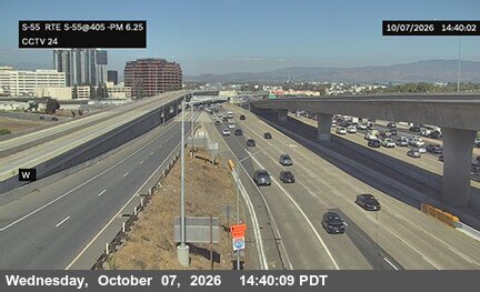 The road at I-405 A, live