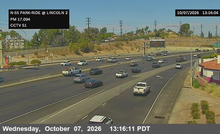 The road at Lincoln Park and Ride 1, live